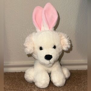 Puppy with Bunny Ears Stuffed Animal